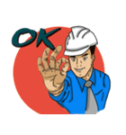Engineer white hat（個別スタンプ：40）