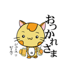 癒やし系 背筋ぴーんな猫 ぴんにゃん（個別スタンプ：6）