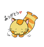 癒やし系 背筋ぴーんな猫 ぴんにゃん（個別スタンプ：8）
