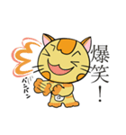 癒やし系 背筋ぴーんな猫 ぴんにゃん（個別スタンプ：17）