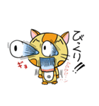 癒やし系 背筋ぴーんな猫 ぴんにゃん（個別スタンプ：19）