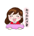 かわいいバスケ女子のスタンプ（個別スタンプ：26）
