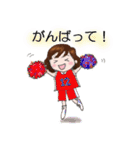 かわいいバスケ女子のスタンプ（個別スタンプ：29）