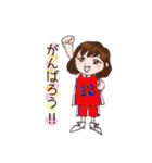かわいいバスケ女子のスタンプ（個別スタンプ：30）