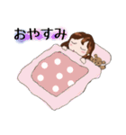 かわいいバスケ女子のスタンプ（個別スタンプ：40）