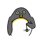 足が黒いペンギンのスタンプ（個別スタンプ：2）