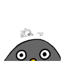 足が黒いペンギンのスタンプ（個別スタンプ：11）