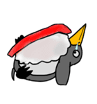 足が黒いペンギンのスタンプ（個別スタンプ：34）