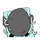 足が黒いペンギンのスタンプ（個別スタンプ：35）