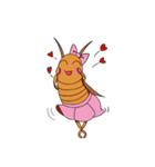 wulitou cockroach family（個別スタンプ：21）