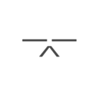 吹き出し＋顔文字（個別スタンプ：13）