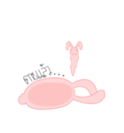 Cute Rabbit Pink（個別スタンプ：6）