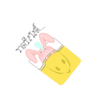 Cute Rabbit Pink（個別スタンプ：12）