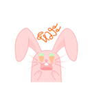 Cute Rabbit Pink（個別スタンプ：13）