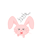 Cute Rabbit Pink（個別スタンプ：21）