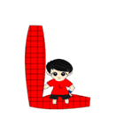 Swesy : Alphabet family（個別スタンプ：12）