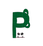 Swesy : Alphabet family（個別スタンプ：16）