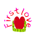 Happy 5:Love（個別スタンプ：4）