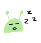 Cute Alien face - funny love text emoji（個別スタンプ：2）