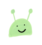 Cute Alien face - funny love text emoji（個別スタンプ：4）