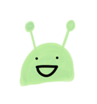 Cute Alien face - funny love text emoji（個別スタンプ：7）