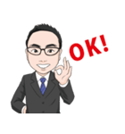 ふっくんの似顔絵スタンプ（個別スタンプ：4）