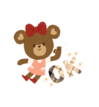 KA Girl＆Bear（個別スタンプ：3）