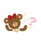 KA Girl＆Bear（個別スタンプ：6）