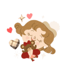 KA Girl＆Bear（個別スタンプ：24）