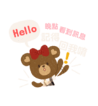 KA Girl＆Bear（個別スタンプ：26）