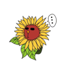 ひまわりもどきライオン（個別スタンプ：16）