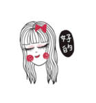 Red Bow Girls (Everyday Talk)（個別スタンプ：2）