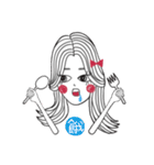 Red Bow Girls (Everyday Talk)（個別スタンプ：12）