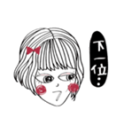 Red Bow Girls (Everyday Talk)（個別スタンプ：16）