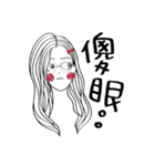 Red Bow Girls (Everyday Talk)（個別スタンプ：21）