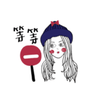 Red Bow Girls (Everyday Talk)（個別スタンプ：23）