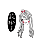 Red Bow Girls (Everyday Talk)（個別スタンプ：26）