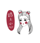 Red Bow Girls (Everyday Talk)（個別スタンプ：40）