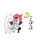 リンゴ帽子のましろちゃん（個別スタンプ：3）