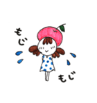 リンゴ帽子のましろちゃん（個別スタンプ：19）