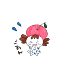 リンゴ帽子のましろちゃん（個別スタンプ：31）