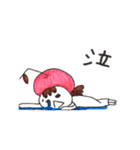 リンゴ帽子のましろちゃん（個別スタンプ：36）