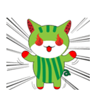 watermelon kitten（個別スタンプ：4）