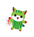 watermelon kitten（個別スタンプ：5）