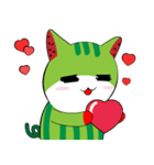 watermelon kitten（個別スタンプ：8）