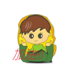 Green Boy's funny life（個別スタンプ：18）