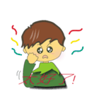 Green Boy's funny life（個別スタンプ：22）