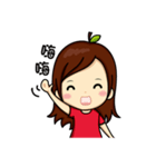 APPLE GIRL'S TALK（個別スタンプ：1）