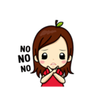 APPLE GIRL'S TALK（個別スタンプ：6）
