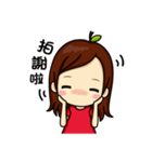 APPLE GIRL'S TALK（個別スタンプ：7）